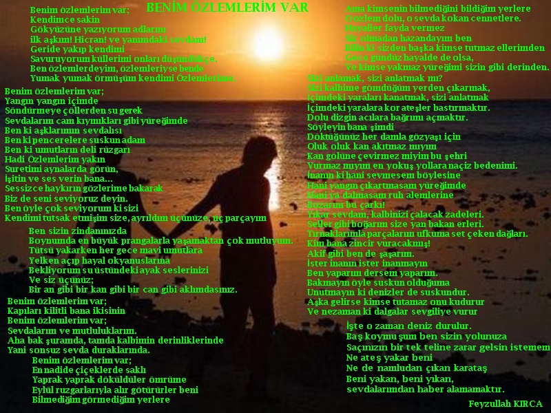 Benim Özlemlerim Var